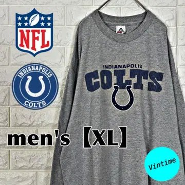 V839 [NFL] 프린트 롱 슬리브 [남성용 XL] 그레이