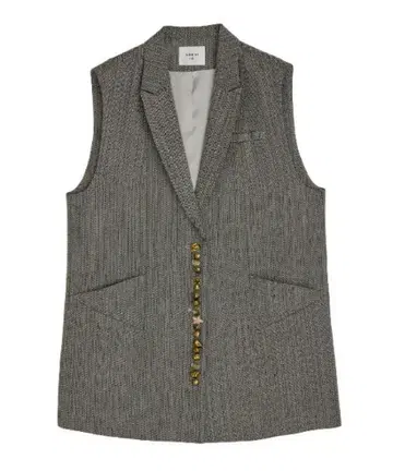 UND MANY MOTIF BUTTON VEST/그레이/S 사이즈