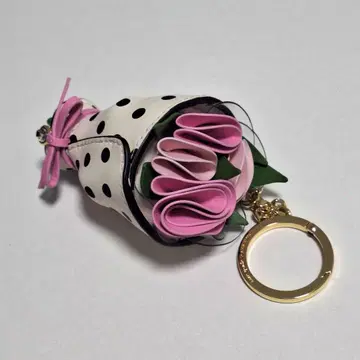 kate spade 플로라 3D 부케 키 포브 스트랩 키링