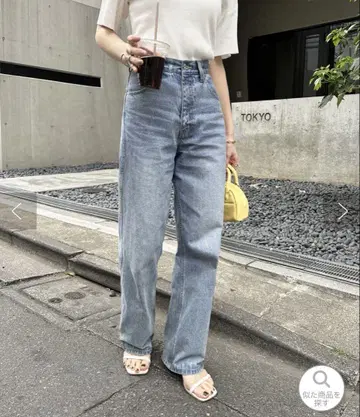 discoat US 코튼 데님 스트레이트 팬츠 사이즈 S