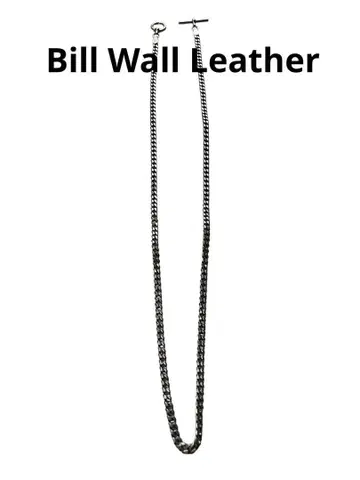 Bill Wall Leather 커브 체인 목걸이