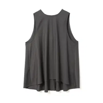 [ mizuiro ind ] 크루넥 플레어 베스트