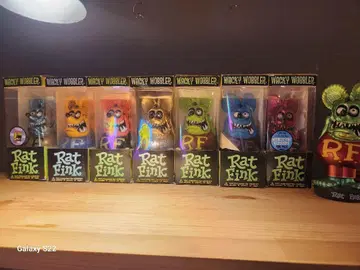 Rat Fink Wacky Wobbler 피규어 8체 세트