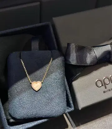 apm 하트형 롱 목걸이