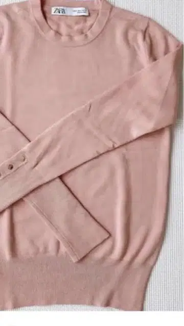 ZARA 핑크 긴팔 니트