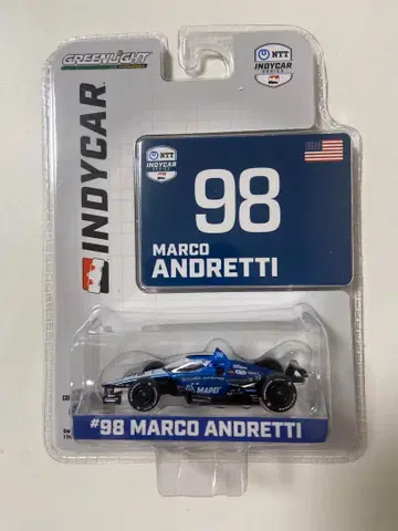98 마르코 안드레티 인디카 그린 라이트 1/64