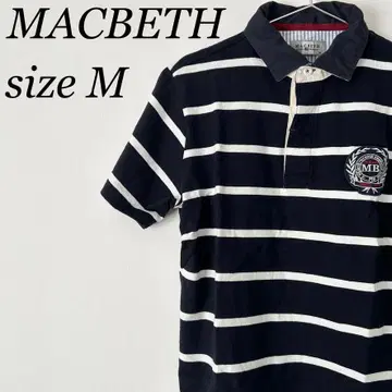 MACBETH 맥베스 남성용 피케 셔츠 반팔 골프 M