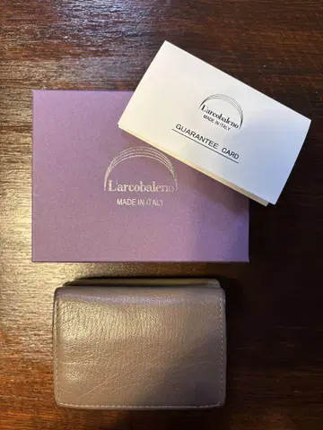 L'arcobaleno 3단 폴더형 지갑 이탈리아제