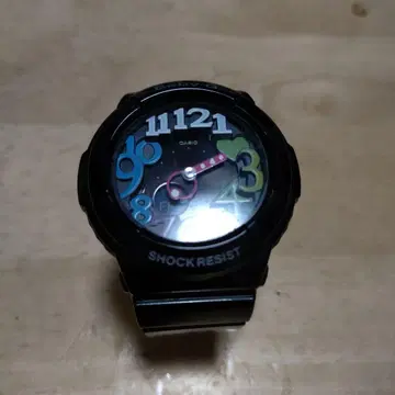 CASIO 베이비-G 블랙 멀티 컬러