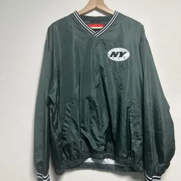 NY Jets 나일론 자켓 다크 그린