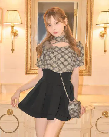 미셸 마카롱 슬림 레그가 되는 스커트