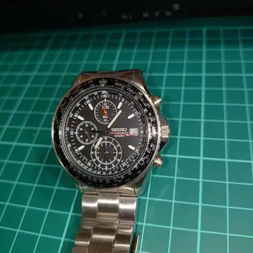 SEIKO 7T92-0CF0 파이롯트 크로노그래프 손목시계