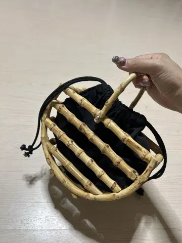 대나무 바스켓 백 가방