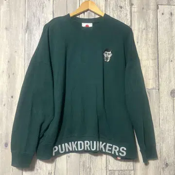 PUNKDRUNKERS 다크 그린 M 트레이닝복
