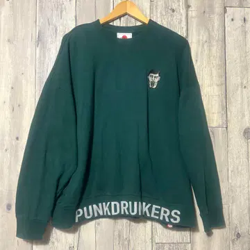 PUNKDRUNKERS 다크 그린 M 트레이닝복