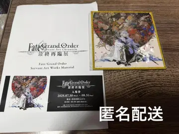 FGO 최종 재림전 글리터 아크릴 색지 입장권 팜플렛 입장 특전