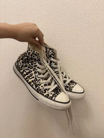 Converse 레오파드 무늬 스니커즈 24cm