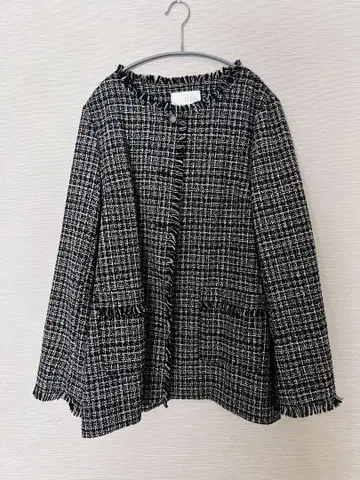 노카라 트위드 자켓