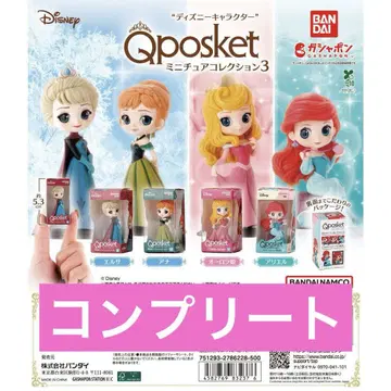 디즈니 캐릭터 Qposket 미니어처 컬렉션 3종 세트 (총 4종)