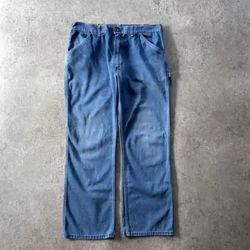 70s80s sears 페인터 팬츠/데님 37W 상당 배트다이