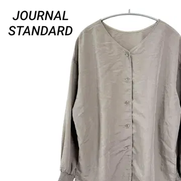 JOURNAL STANDARD 긴팔 블라우스 그레이지 F 깔끔한 일본제