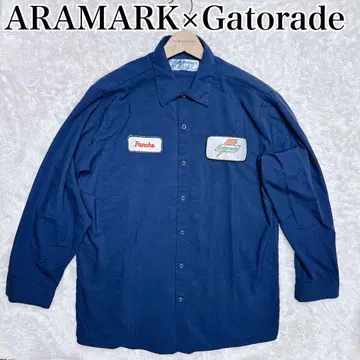 레어 Gatorade ARAMARK 워크 셔츠 게토레이 아라마크