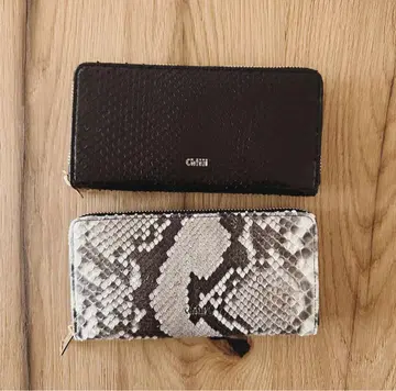 ch!iiibag Pyton Zip Around Wallet 블랙