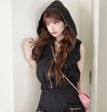 Randy 트위드 카고 여성 리셋업