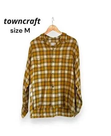 towncraft 체크 무늬 셔츠 M