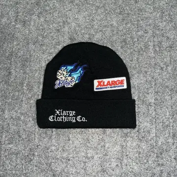 새상품급 XLARGE 니트 자수 블랙 비니 단종