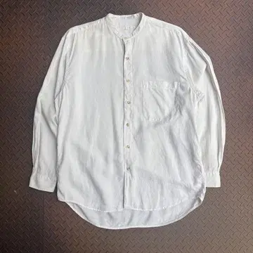 90s 페리 엘리스 린넨 셔츠 스탠드 카라