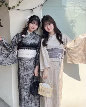 레이스 오간자 세퍼레이트 유카타 레귤러