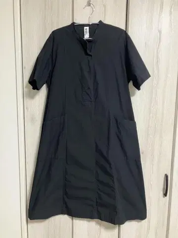 마가렛호웰 ( MHL ) 블랙 셔츠 원피스 반팔