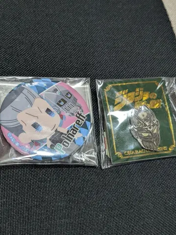 죠죠의 기묘한 모험 3부 피타파타팝 캔뱃지 핀즈