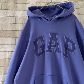 GAP 갭 후드티 풀오버 센터 자수 속기모 M