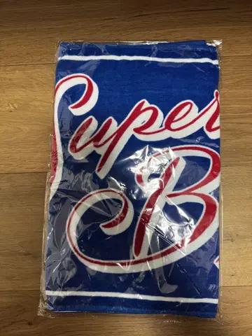 SUPERBEAVER 올드스쿨 타월 블루