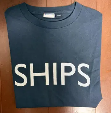 SHIPS 네이비 프린트T셔츠