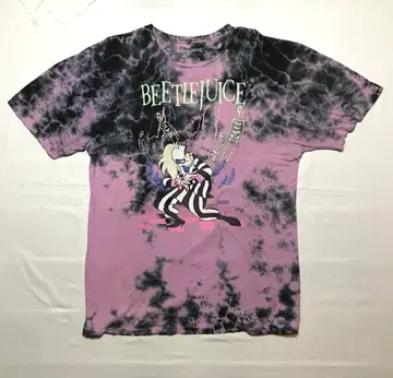 비틀쥬스 T셔츠 XL BEETLEJUICE 팀 버튼 타이다이
