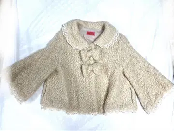BABY 복슬복슬 숏 자켓 (베이지) 소매 짧음