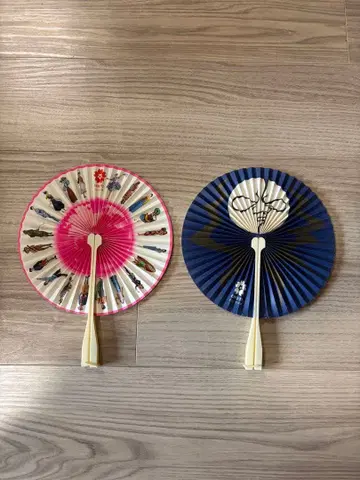 EXPO'70 일본 만국 박람회 부채 2개 세트