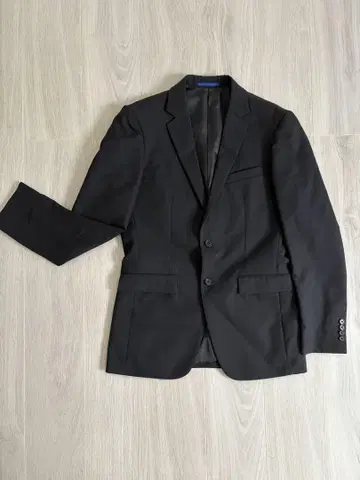 블랙 테일러드 자켓