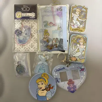신데렐라 디즈니 프린세스 제일복권 키링 슬라이드 캔
