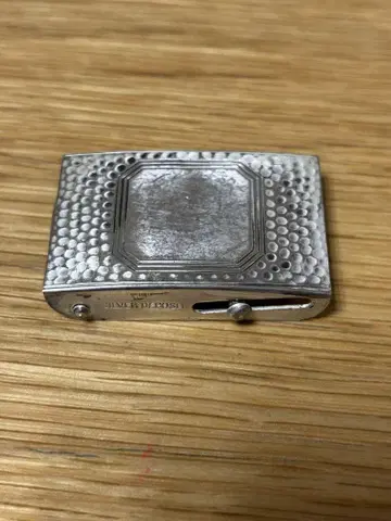 실버 벨트 버클 은제 SILVER 각인