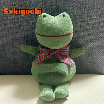 [ 새상품급 ] sekiguchi 세키구치 개구리 봉제 인형 레트로