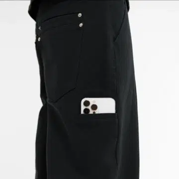 asapmode Stacked Canvas Wide-Leg Pants