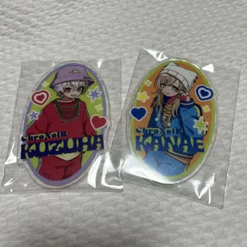 ChroNoiR 크로노와르 랜덤 아크릴 스티커 쿠즈하 카나에 2개 세트