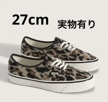 Vans 프리미엄 오센틱 44 레오파드 27cm