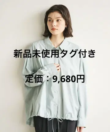 코코딜 개더 드로스트 셔츠 라이트 블루 프리 사이즈