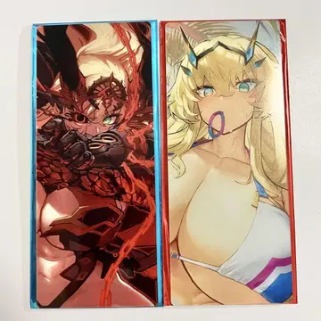 FGO 최종 재림전 편성 화면풍 카드 바 게스트 2종