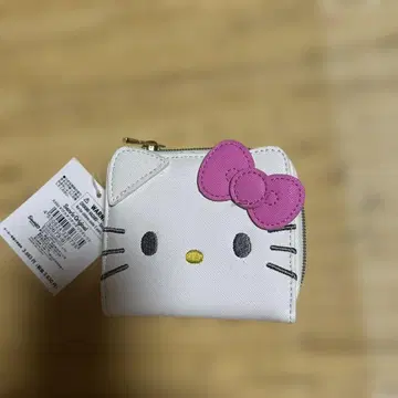 헬로키티 접이식 지갑 화이트